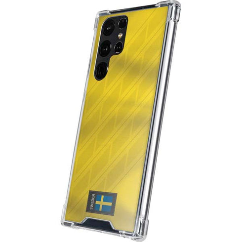 Sweden Soccer Flag Galaxy S24 Ultra Clear Case